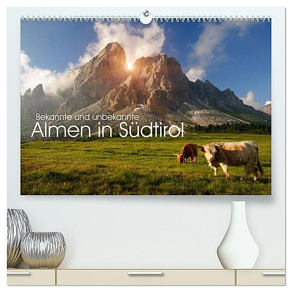 Bekannte und unbekannte Almen in Südtirol (hochwertiger Premium Wandkalender 2024 DIN A2 quer), Kunstdruck in Hochglanz, Georg Niederkofler