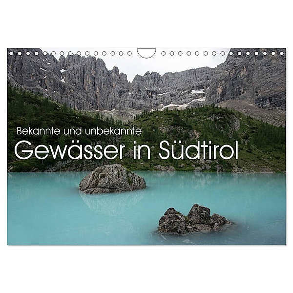 bekannte und unbekannte Gewässer in Südtirol (Wandkalender 2024 DIN A4 quer), CALVENDO Monatskalender, Georg Niederkofler