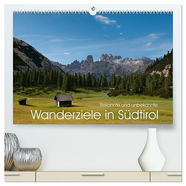 Bekannte und unbekannte Wanderziele in Südtirol (hochwertiger Premium Wandkalender 2024 DIN A2 quer), Kunstdruck in Hochglanz, Georg Niederkofler