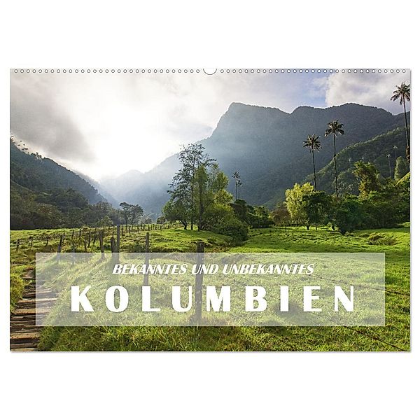 BEKANNTES UND UNBEKANNTES KOLUMBIEN (Wandkalender 2025 DIN A2 quer), CALVENDO Monatskalender, Calvendo, Askson Vargard