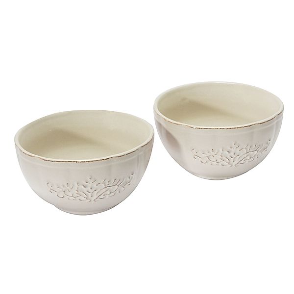 BELACONA Schalen-Set  2 tlg. Romance Creme