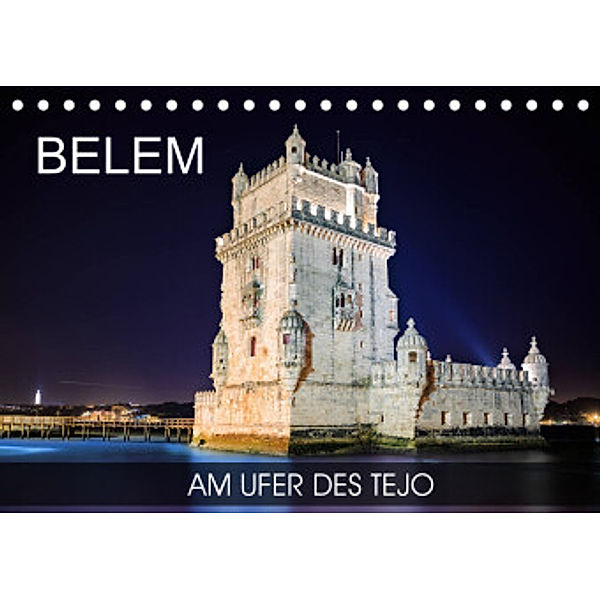 Belem - am Ufer des Tejo (Tischkalender 2022 DIN A5 quer), Val Thoermer