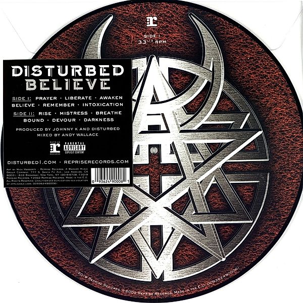 Believe (Vinyl), Disturbed