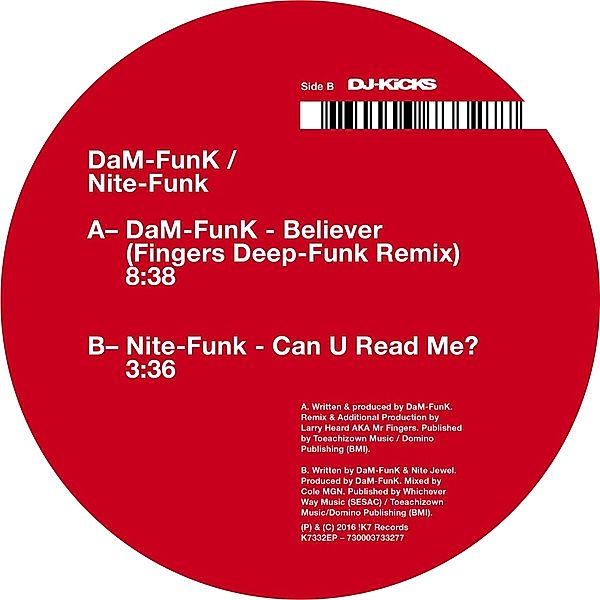 Believer/Can U Read Me?, Dam-Funk, Nite-Funk