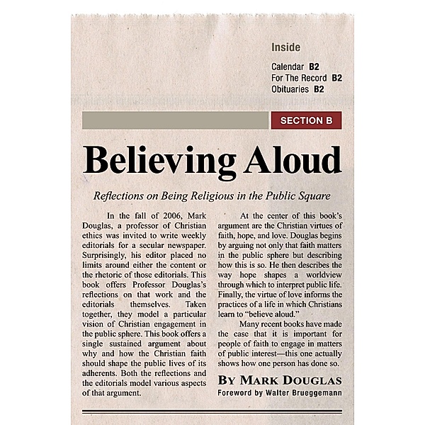 Believing Aloud, Mark Douglas