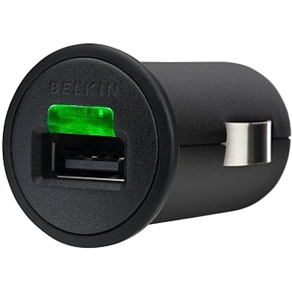 BELKIN Auto-Ladegerät, USB, 1.0A, 12V, kompakt, inkl. 30pin Lade-Sync Kabel