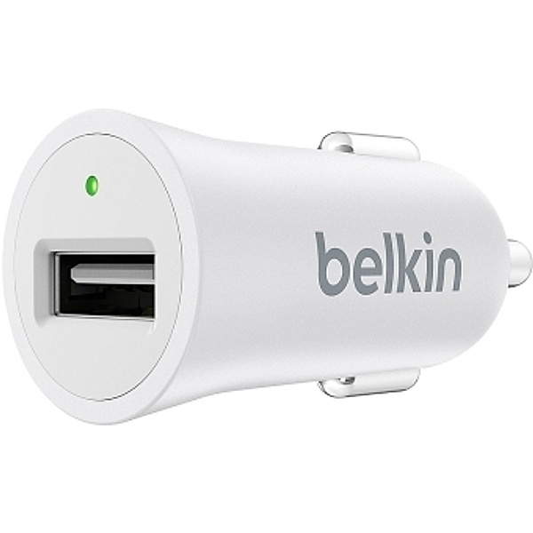 BELKIN Auto-Ladegerät, USB, 2.4A, Premium MIXit, weiß