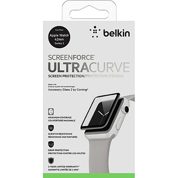 BELKIN Curved Glass Apple Watch (Apple Watch Serie 3/2, 42 mm)