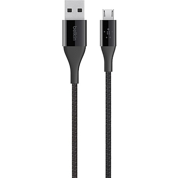 BELKIN Duratek Micro-USB/USB Kabel, 1.2m, schwarz