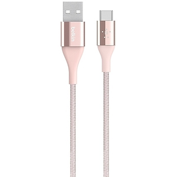 BELKIN Duratek USB-C/USB-A Kabel, Premium Qualität, 1.2m, rosegold