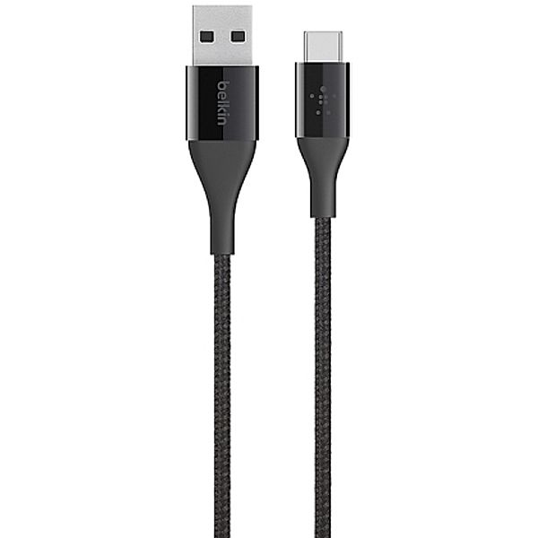 BELKIN Duratek USB-C/USB-A Kabel, Premium Qualität, 1.2m, schwarz