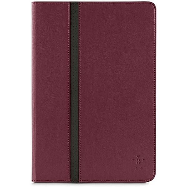 BELKIN Galaxy Tab 4 10,1 Form Fit Stand PU-PC burgundy