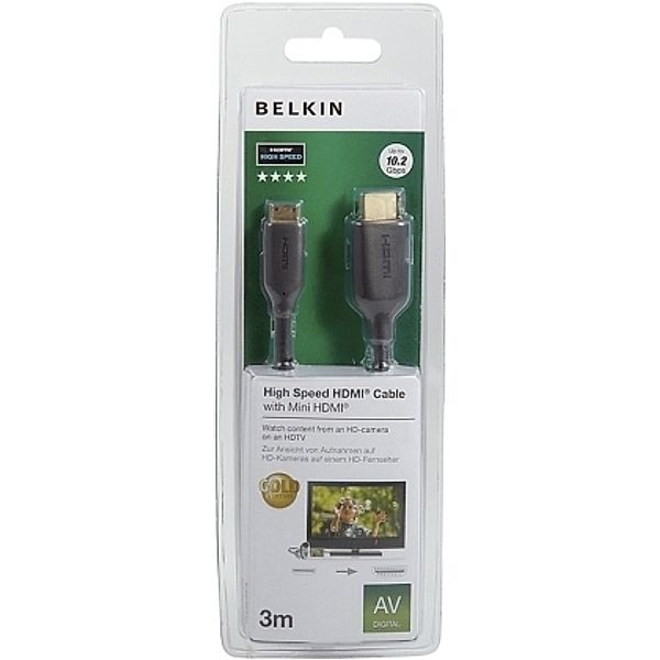BELKIN HDMI-Mini Gold, 1m