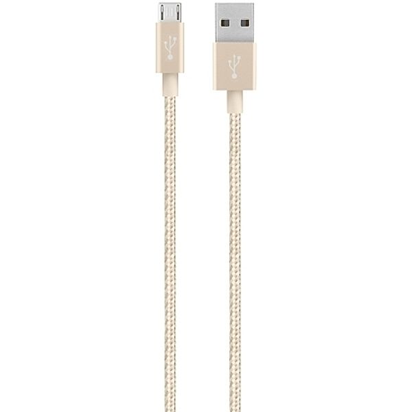 BELKIN Micro-USB 2.0-Kabel, 1,2m, Premium MIXit, gold