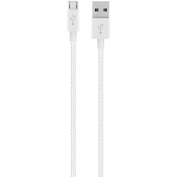 BELKIN Micro-USB 2.0-Kabel, 1,2m, Premium MIXit, weiß