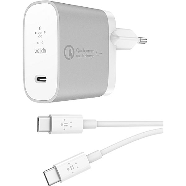 BELKIN Quick Charge 4 + 27W USB-C Home Charger + USB-C Cable 1,2m