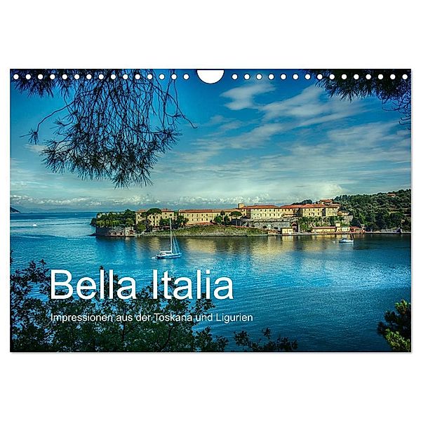 Bella Italia - Impressionen aus der Toskana und Ligurien (Wandkalender 2024 DIN A4 quer), CALVENDO Monatskalender, Steffen Wenske
