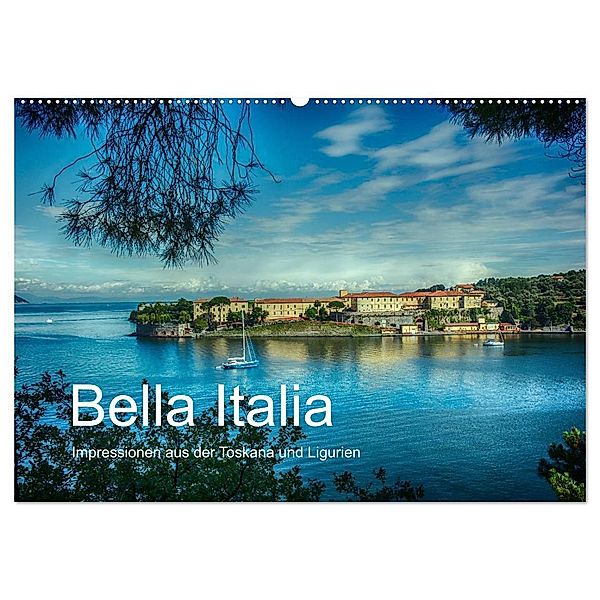 Bella Italia - Impressionen aus der Toskana und Ligurien (Wandkalender 2024 DIN A2 quer), CALVENDO Monatskalender, Steffen Wenske