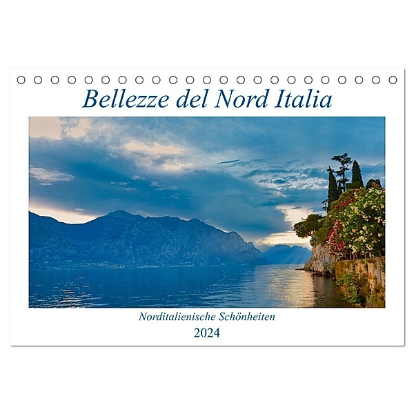 Bellezze del Nord Italia (Tischkalender 2024 DIN A5 quer), CALVENDO Monatskalender, Clemens Stenner