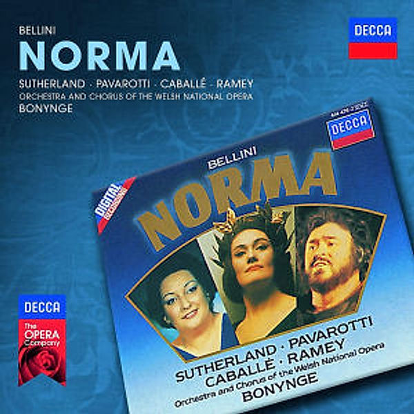 Bellini: Norma, Sutherland, Caballe, Pavarotti, Owno, Bonynge