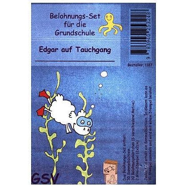 Belohnungs-Set für die Grundschule, Edgar auf Tauchgang