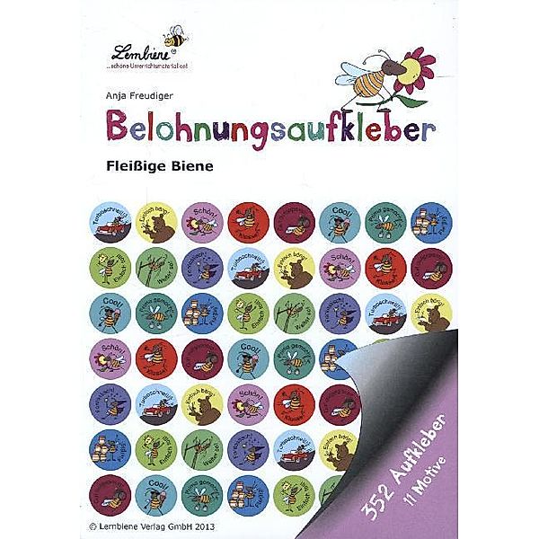 Belohnungsaufkleber Fleißige Biene: Motvierende Sticker für Klasse 1-4 in der Grundschule, Belohnungsaufkleber "Fleißige Biene": Motvierende Sticker für Klasse 1-4 in der Grundschule