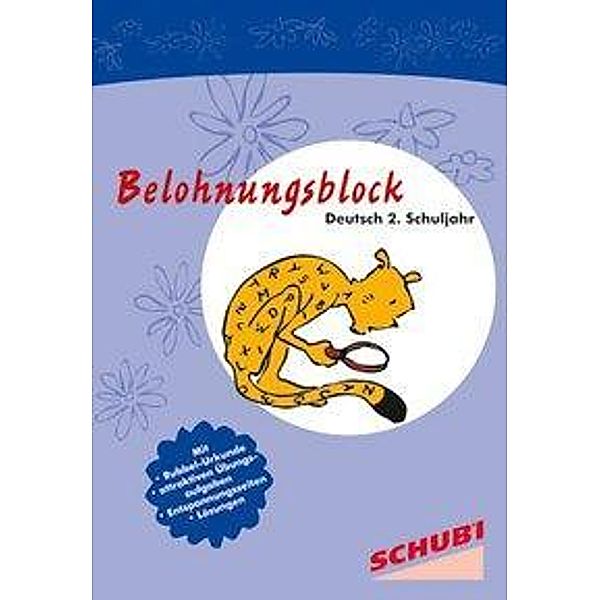 Belohnungsblock Deutsch 2. Schuljahr