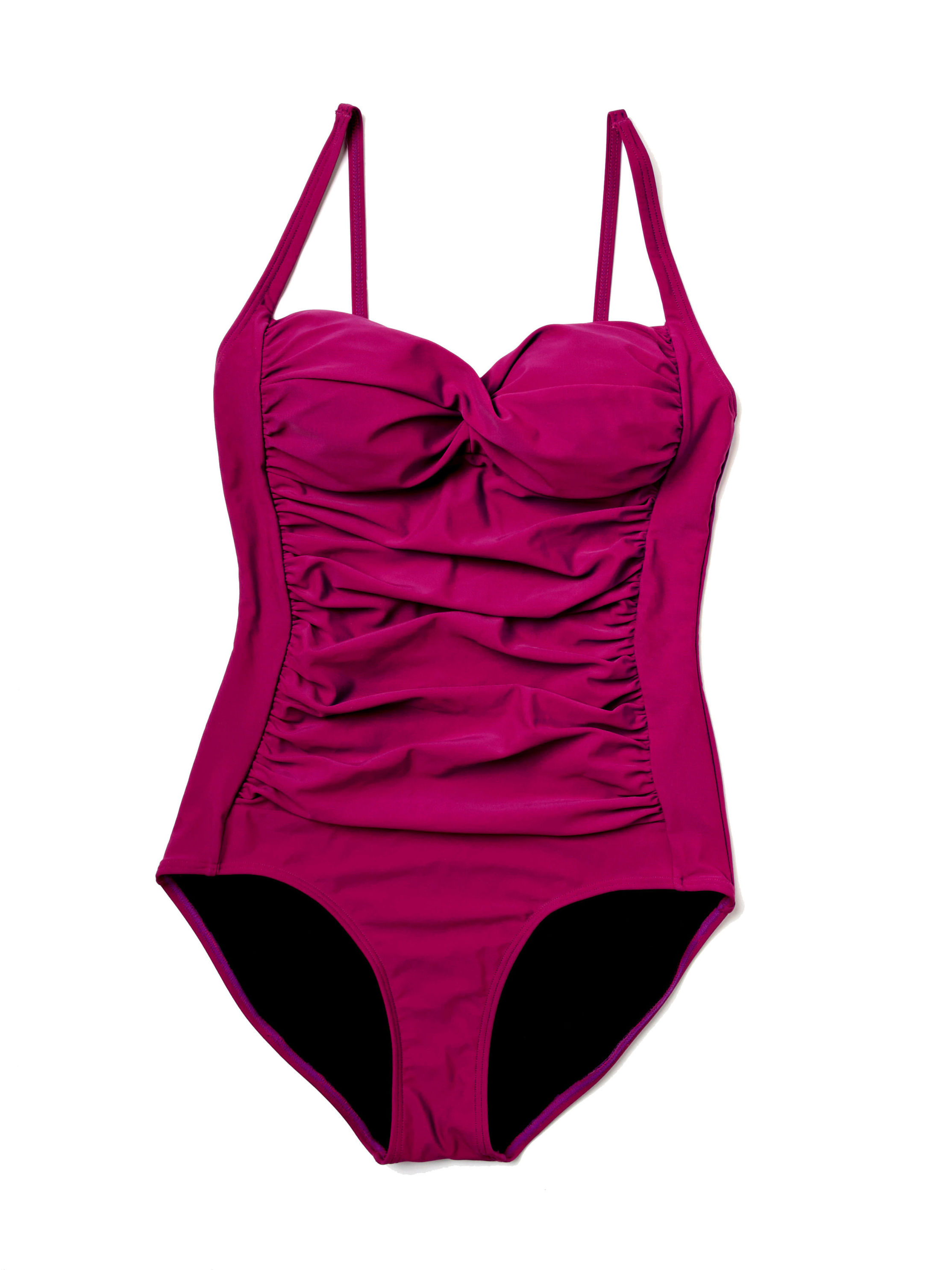 Belvia Slim Swim Badeanzug, beere Größe: XL