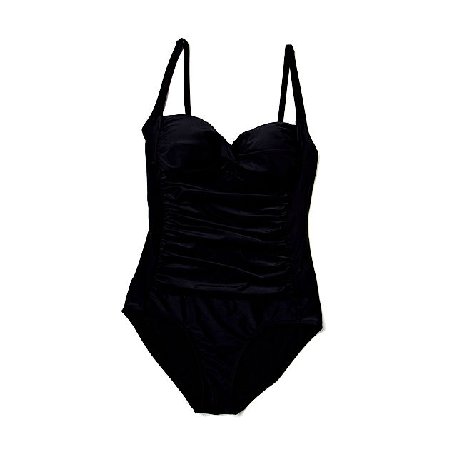 Belvia Slim Swim Badeanzug, schwarz Größe: L