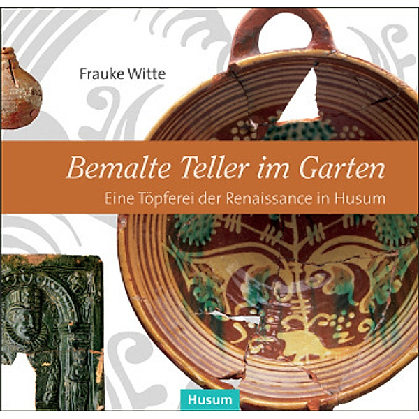Bemalte Teller im Garten, Frauke Witte