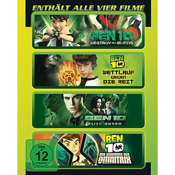 Ben 10 Movie Collection - Enthält alle vier Filme