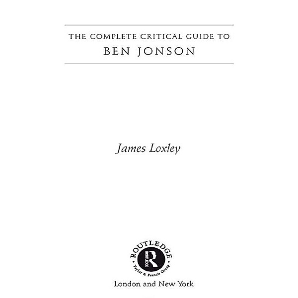 Ben Jonson, James Loxley