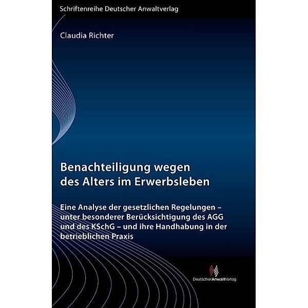 Benachteiligung wegen des Alters im Erwerbsleben, Claudia Richter, Cl. Richter