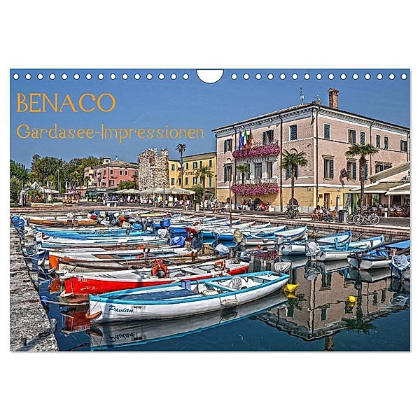 BENACO - Gardasee-Impressionen (Wandkalender 2025 DIN A4 quer), CALVENDO Monatskalender, Calvendo, manhART