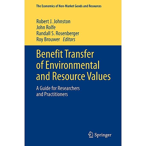 Benefit Transfer of Environmental and Resource Values