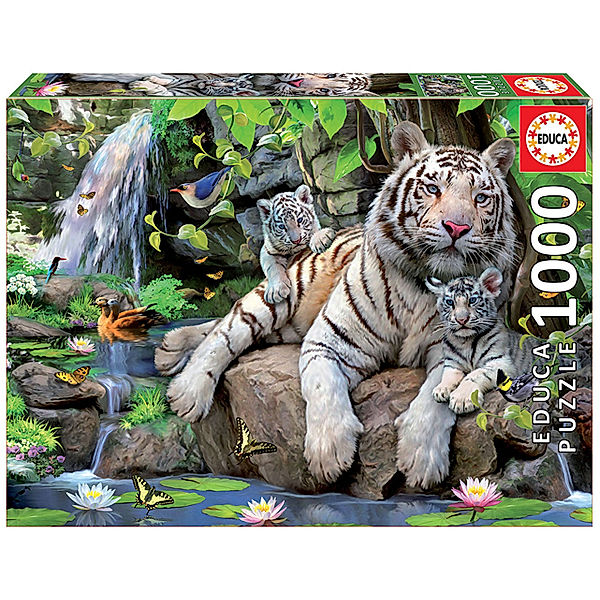 Educa Puzzle, Carletto Deutschland Bengal White Tigers (Puzzle)