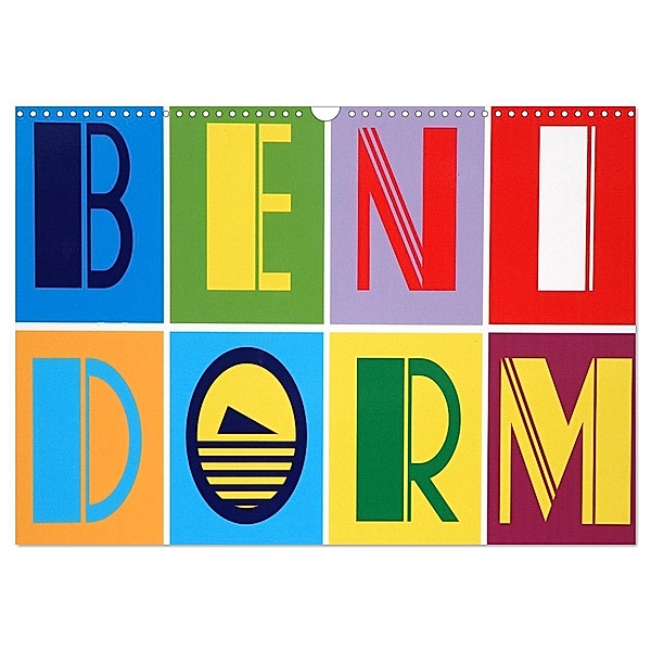 Benidorm (Wandkalender 2025 DIN A3 quer), CALVENDO Monatskalender, Calvendo, (c)2022 by insideportugal