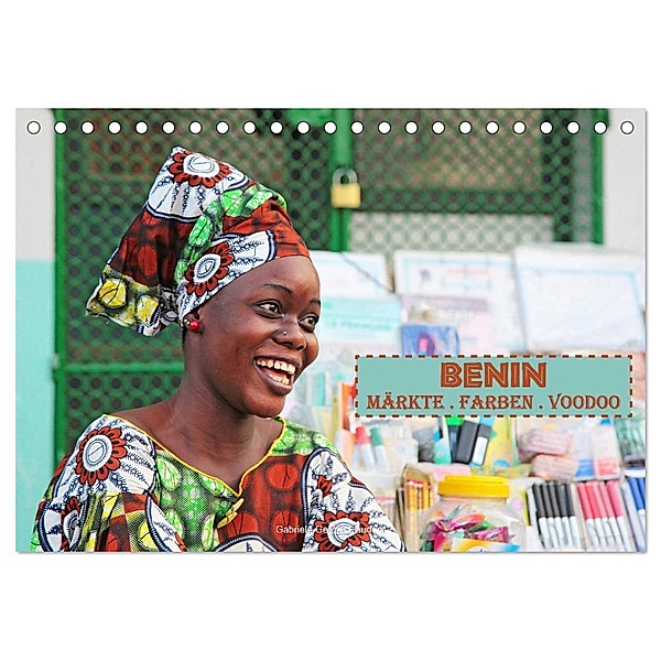 Benin Märkte Farben Voodoo (Tischkalender 2024 DIN A5 quer), CALVENDO Monatskalender, Gabriele Gerner-Haudum