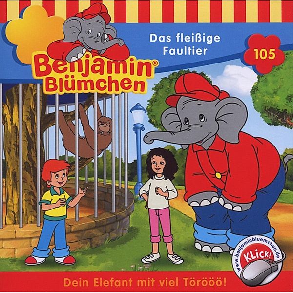 Benjamin Blümchen - 105 - Das fleißige Faultier, Elfie Donnelly
