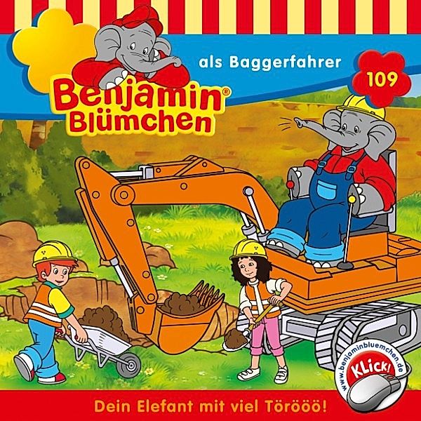 Benjamin Blümchen - 109 - Benjamin Blümchen - ... als Baggerfahrer, Vincent Andreas