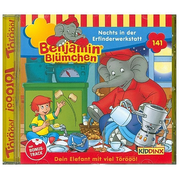 Benjamin Blümchen - 141 - Nachts in der Erfinderwerkstatt, Benjamin Blümchen