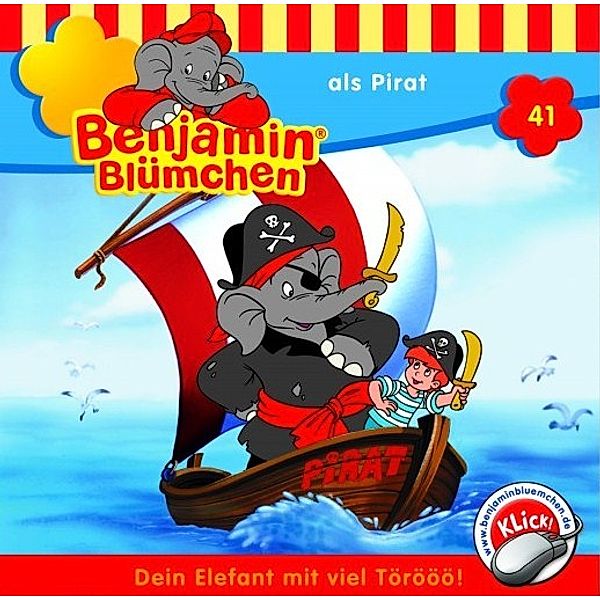 Benjamin Blümchen - 41 - Benjamin Blümchen als Pirat, Benjamin Blümchen