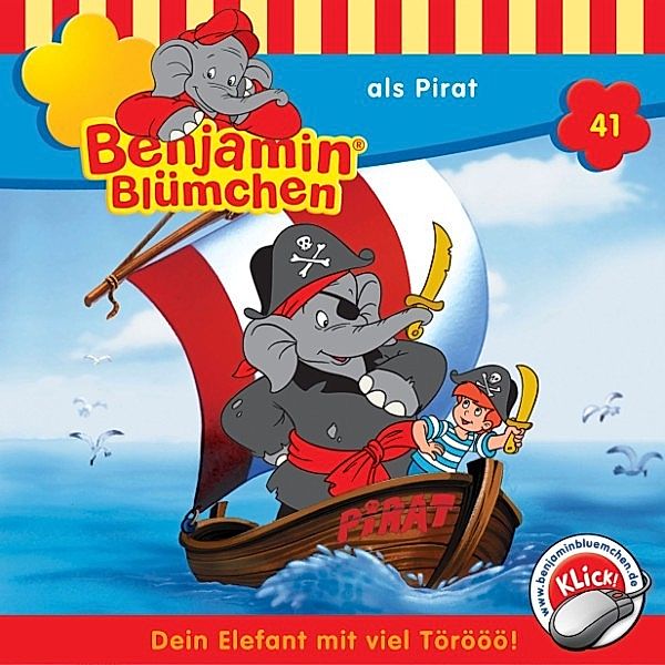 Benjamin Blümchen - 41 - Benjamin Blümchen - … als Pirat, Elfie Donnelly