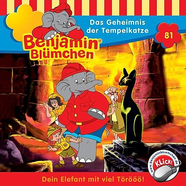 Benjamin Blümchen - 81 - Benjamin Blümchen - Das Geheimnis der Tempelkatze, Ulli Herzog