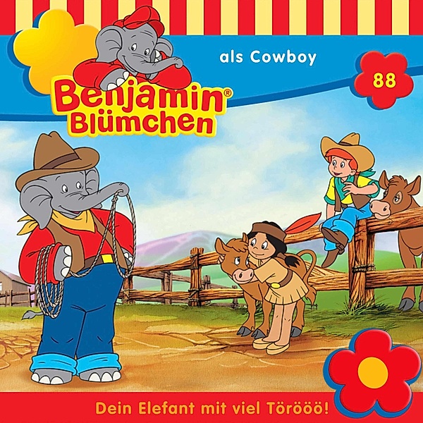 Benjamin Blümchen - 88 - Benjamin als Cowboy, Klaus-P. Weigand, Ulli Herzog