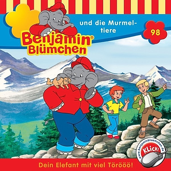 Benjamin Blümchen - 98 - Benjamin Blümchen - … und die Murmeltiere, Claudia Kock, Bettina Börgerding, Klaus P. Weigand, Cordula Garrido