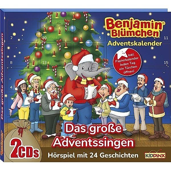 Benjamin Blümchen - Adventskalender: Das grosse Weihnachtssingen,1 Audio-CD, Benjamin Blümchen