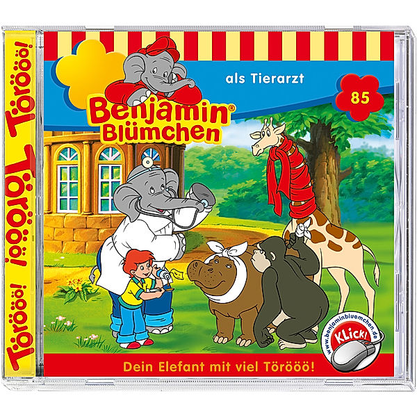 Benjamin Blümchen Band 85: Benjamin Blümchen als Tierarzt (1 Audio-CD), Benjamin Blümchen