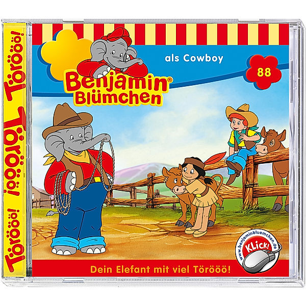Benjamin Blümchen Band 88: Benjamin Blümchen als Cowboy (1 Audio-CD), Benjamin Blümchen