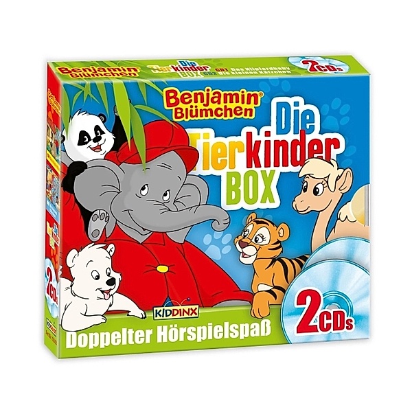 Benjamin Blümchen - Benjamin Blümchen - Die Tierkinder-Box,2 Audio-CD, Benjamin Blümchen